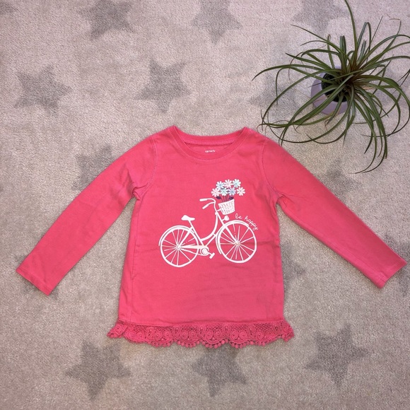 Carter's Other - 🎀Carter’s Long Sleeve Coral Top🎀3T